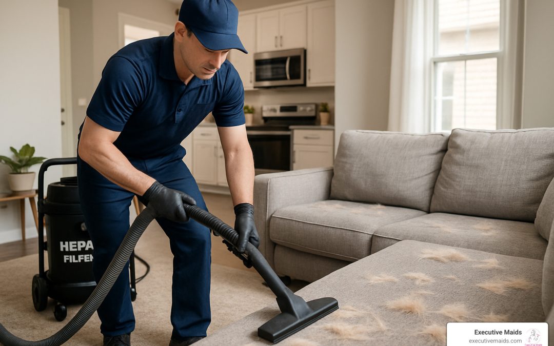 How Professional Cleaning Services Combat Pet Hair