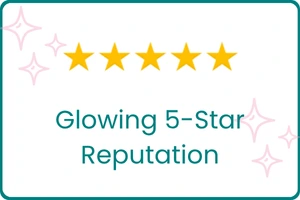 glowing 5 star reputation glowing 5 star reputation